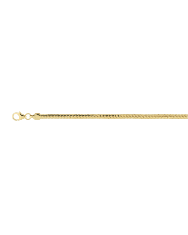 9CT Y/G GRAD H.BONE 7.0mm/45cm
